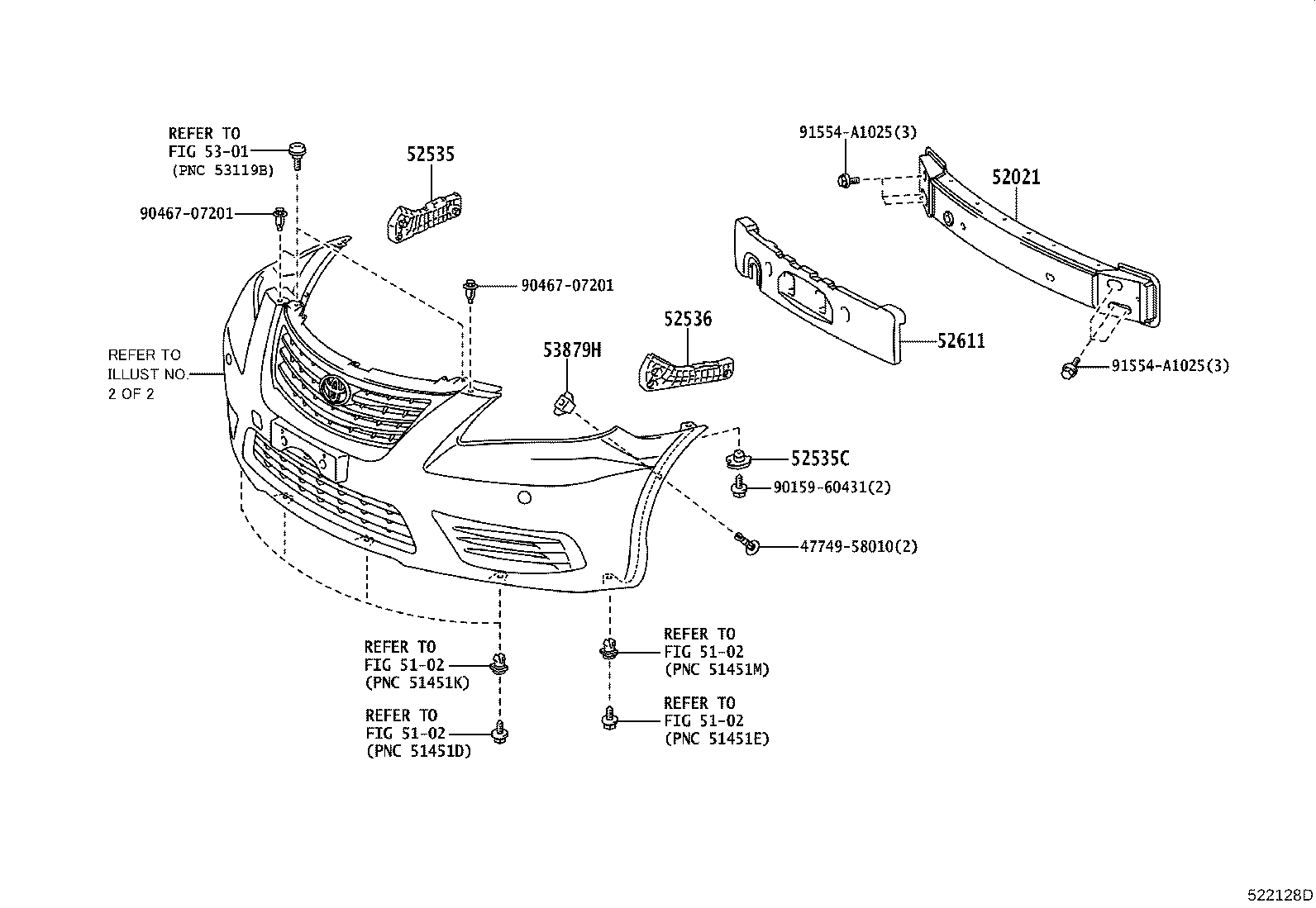 52030-06030 COVER, FRONT BUMPER HOLE, RH product image