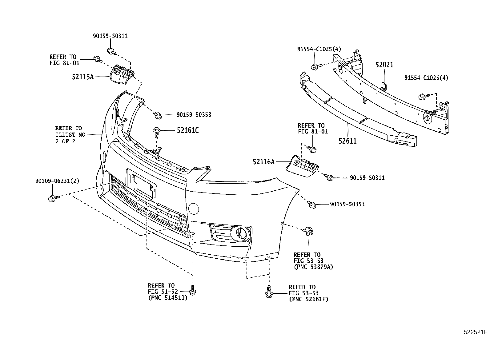 53113-58010 GRILLE, RADIATOR, LOWER LH product image
