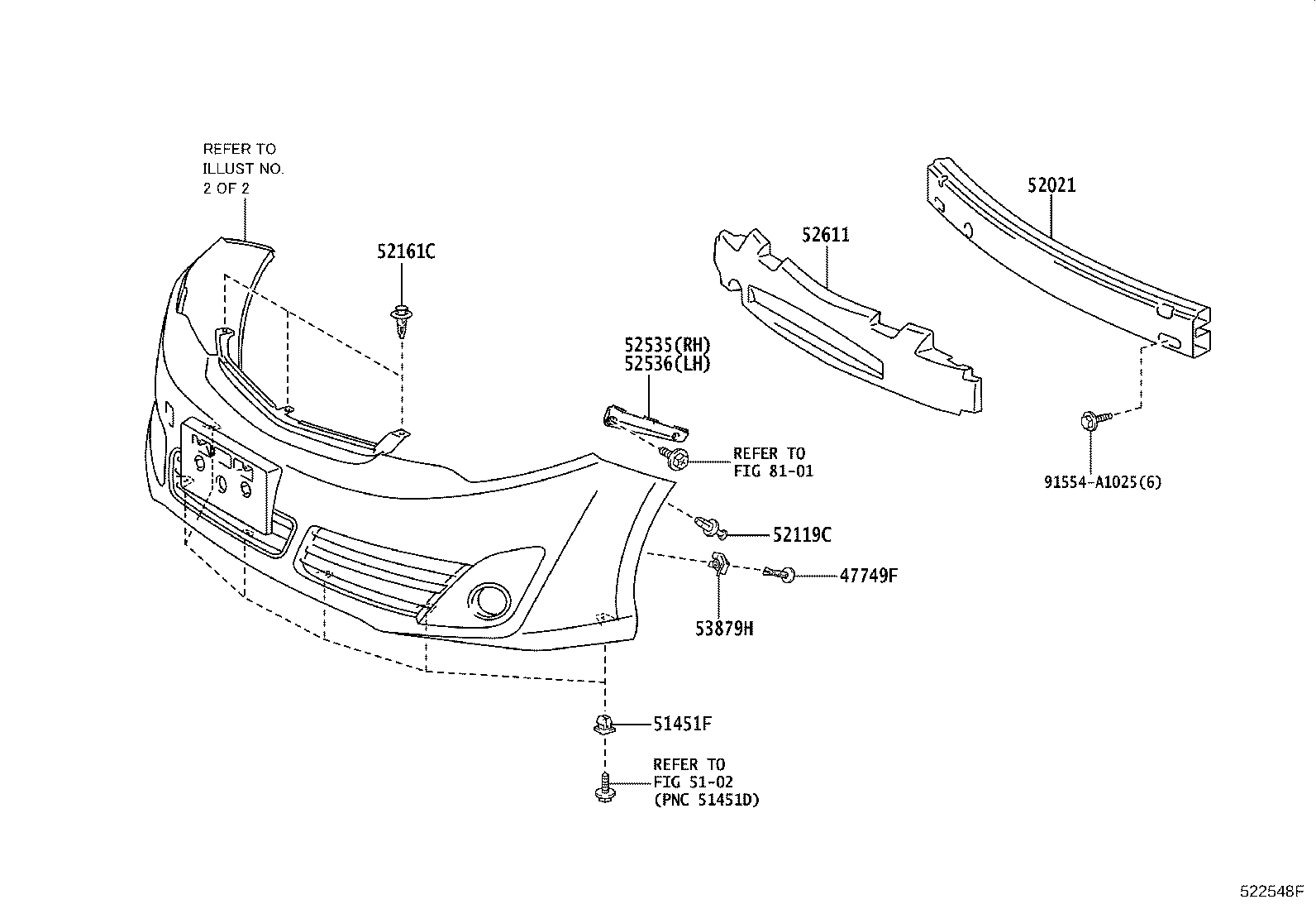 52127-06340 COVER, FRONT BUMPER HOLE, RH product image