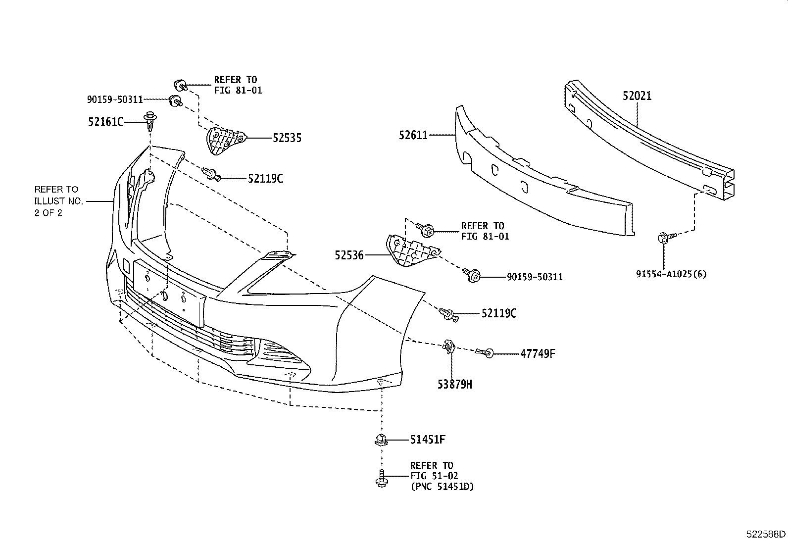 52127-06340 COVER, FRONT BUMPER HOLE, RH product image