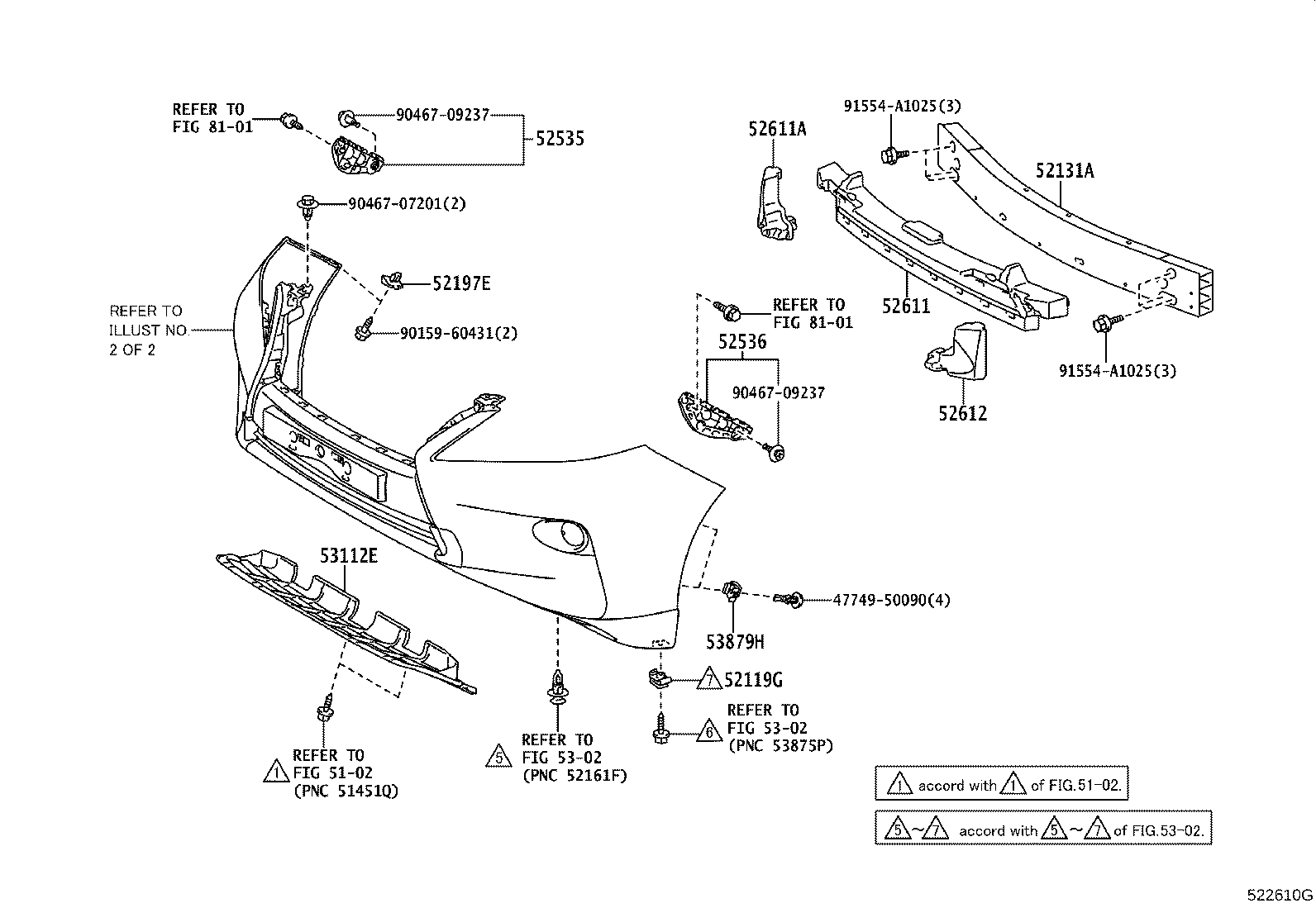 52114-48200 BRACKET, FRONT BUMPER EXTENSION MOUNTING product image