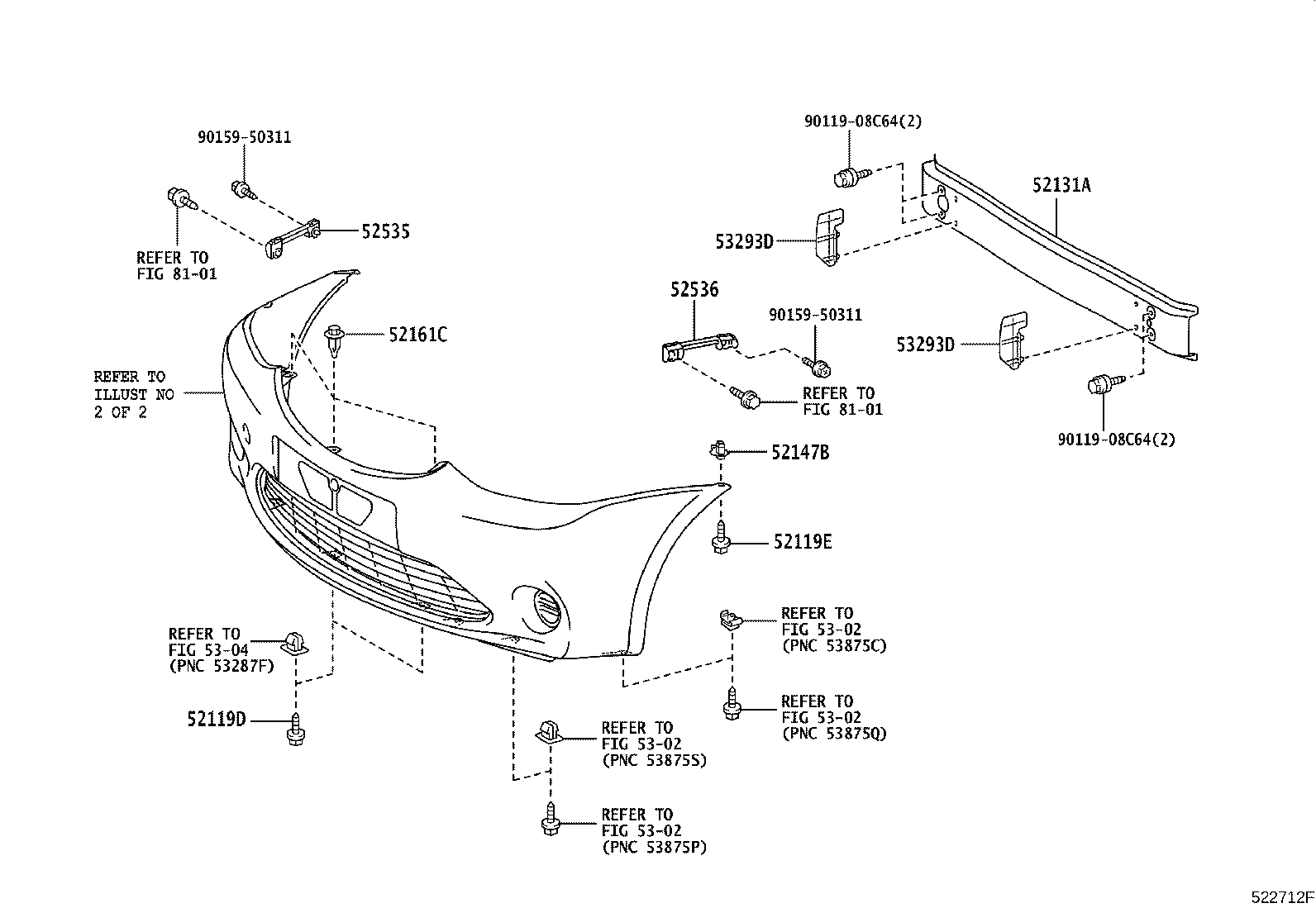 53293-0D030 DEFLECTOR, RADIATOR UPPER AIR product image