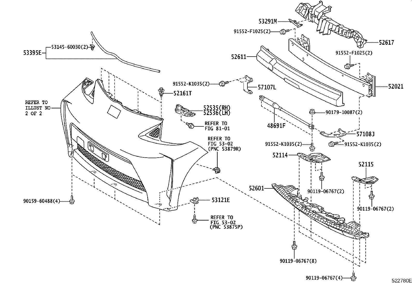48691-74010 DAMPER, FRONT REINFORCEMENT product image
