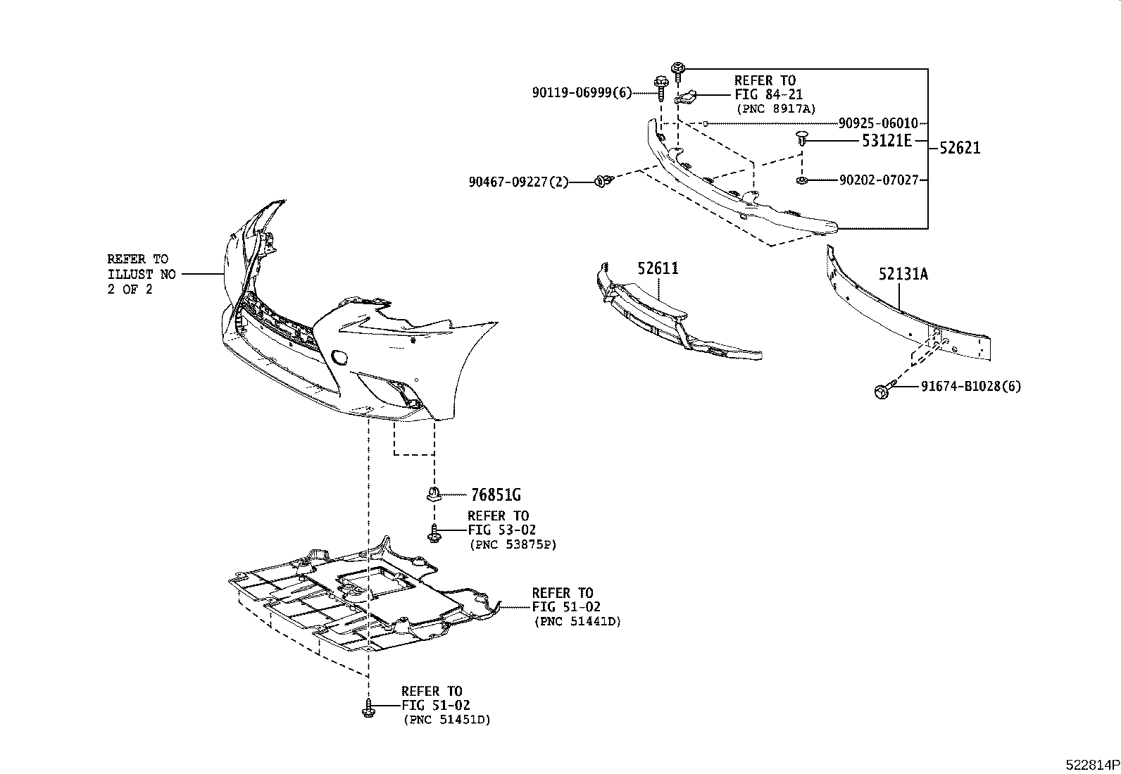 53112-53260 COVER, FRONT BUMPER HOLE, RH product image