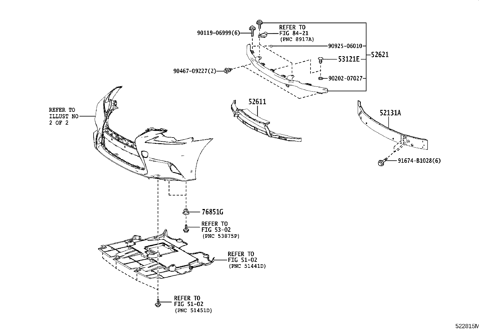 53112-53260 COVER, FRONT BUMPER HOLE, RH product image