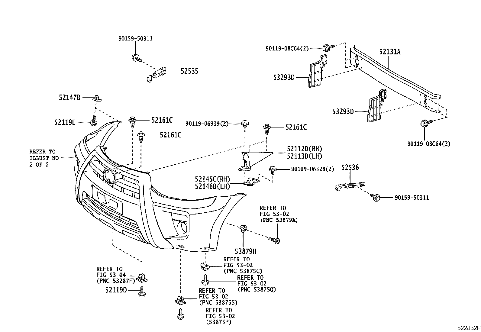 53293-0D030 DEFLECTOR, RADIATOR UPPER AIR product image