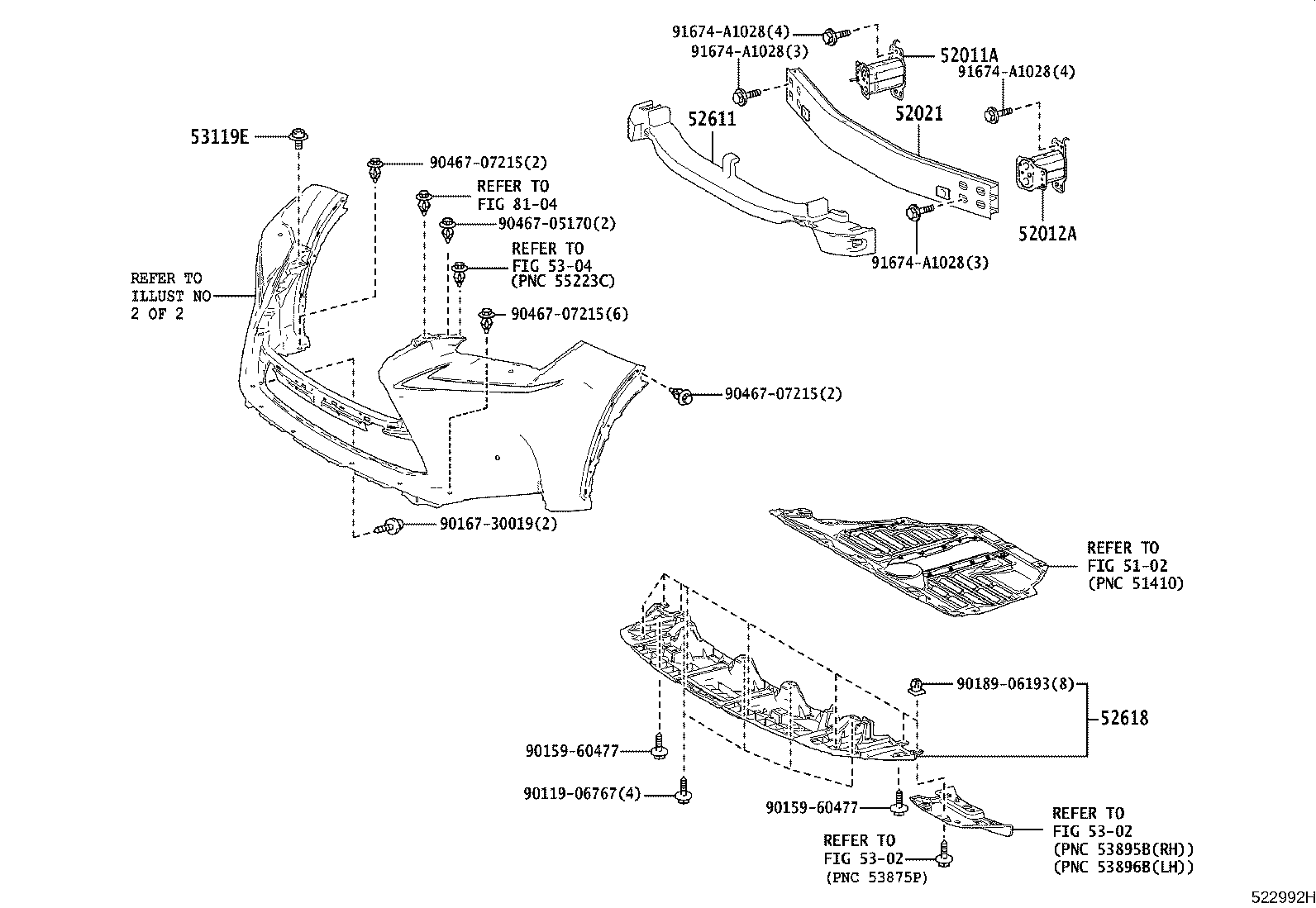 52128-78010 COVER, FRONT BUMPER HOLE, LH product image