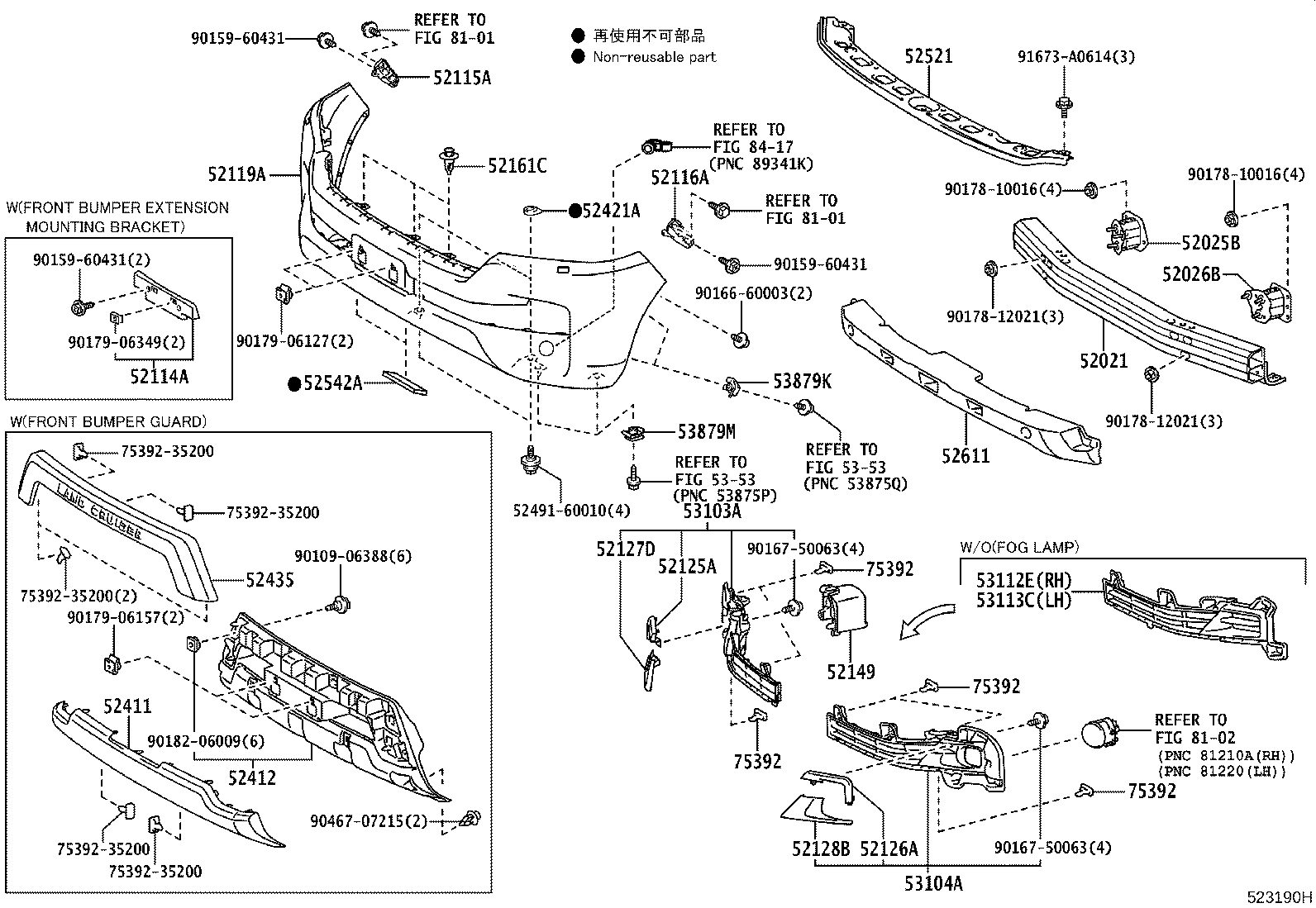 53113-60070 GRILLE, RADIATOR, LOWER LH product image