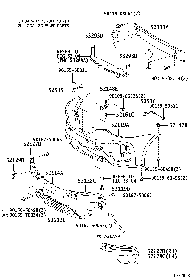 53293-0D040 DEFLECTOR, RADIATOR UPPER AIR product image