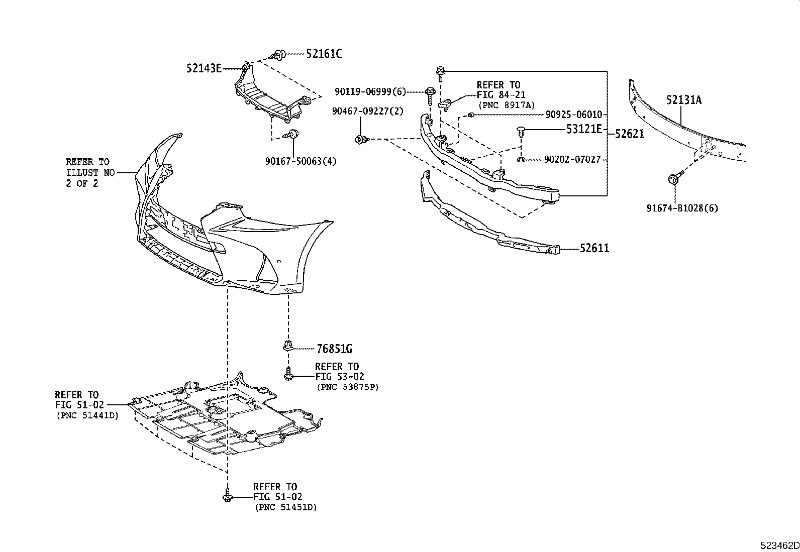 53112-53260 COVER, FRONT BUMPER HOLE, RH product image