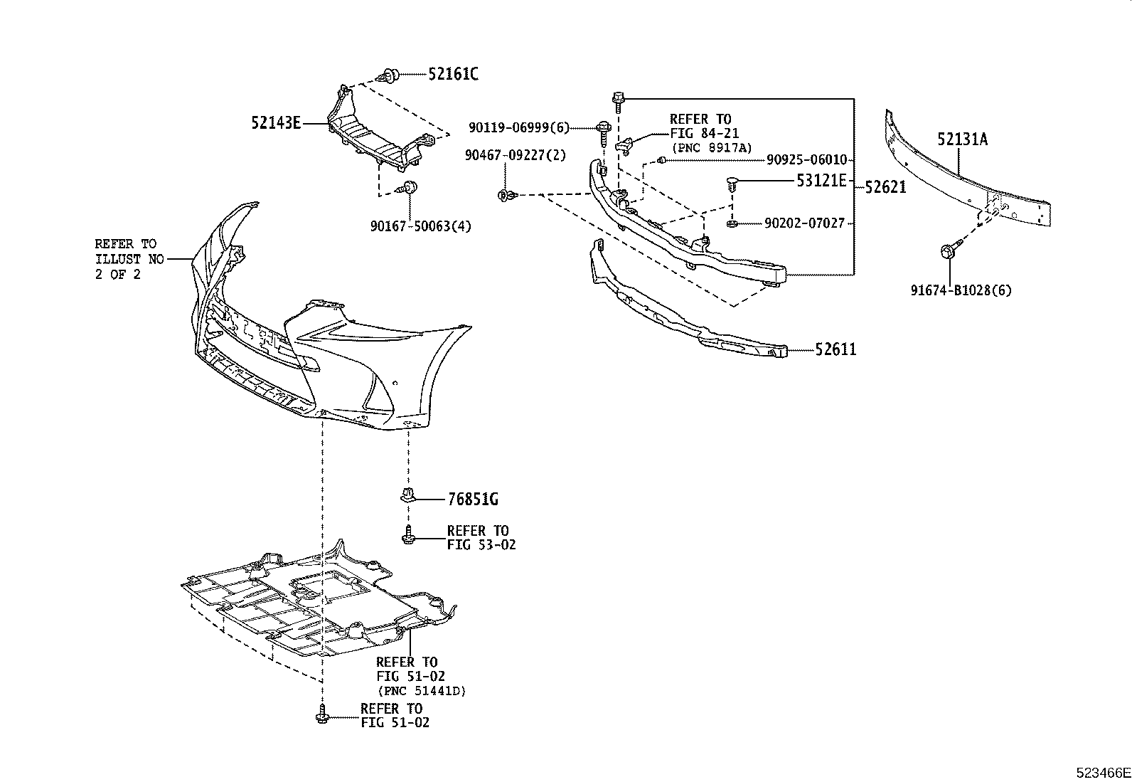 53112-53260 COVER, FRONT BUMPER HOLE, RH product image
