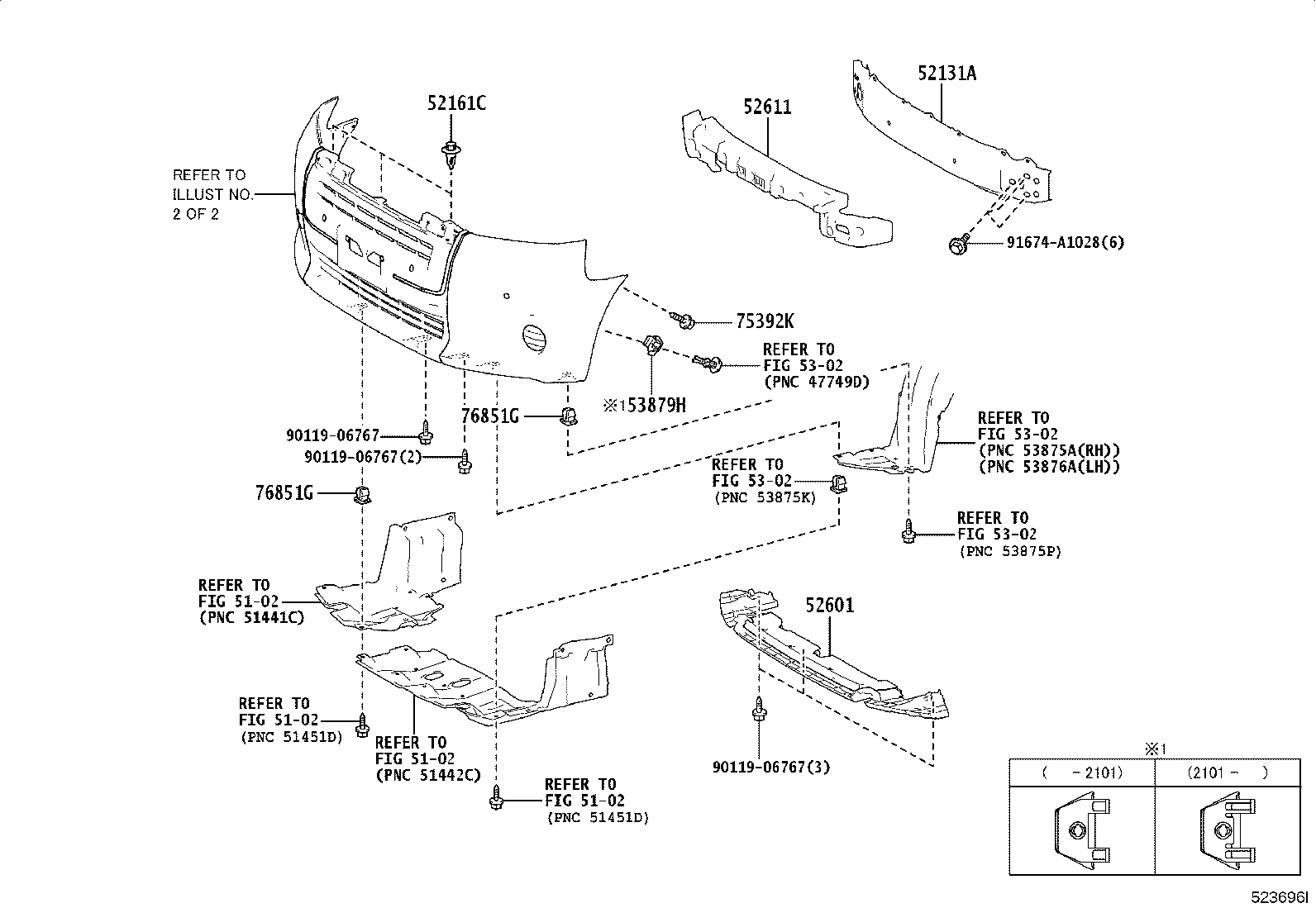 81482-15010 COVER, FRONT BUMPER HOLE, LH product image