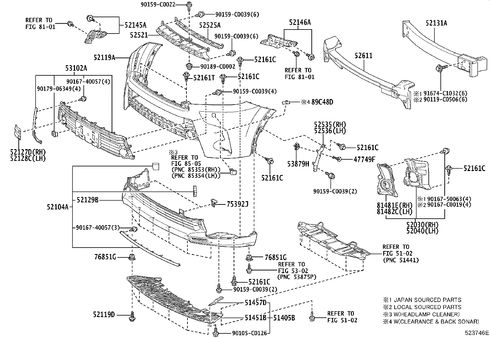 53879-0E030 RETAINER, FRONT FENDER LINER product image