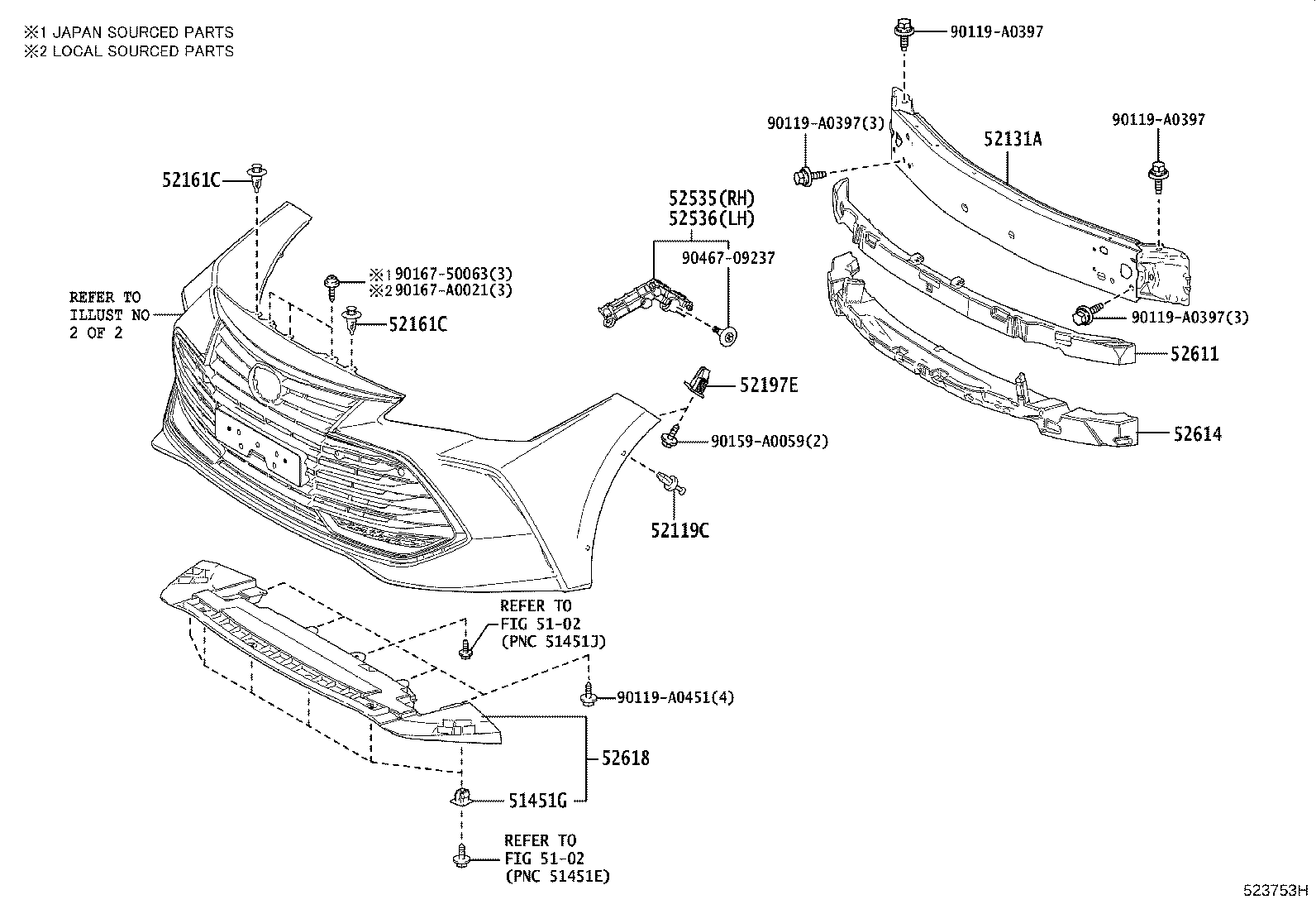 52822-07010 DUCT, AIR INTAKE, LH product image