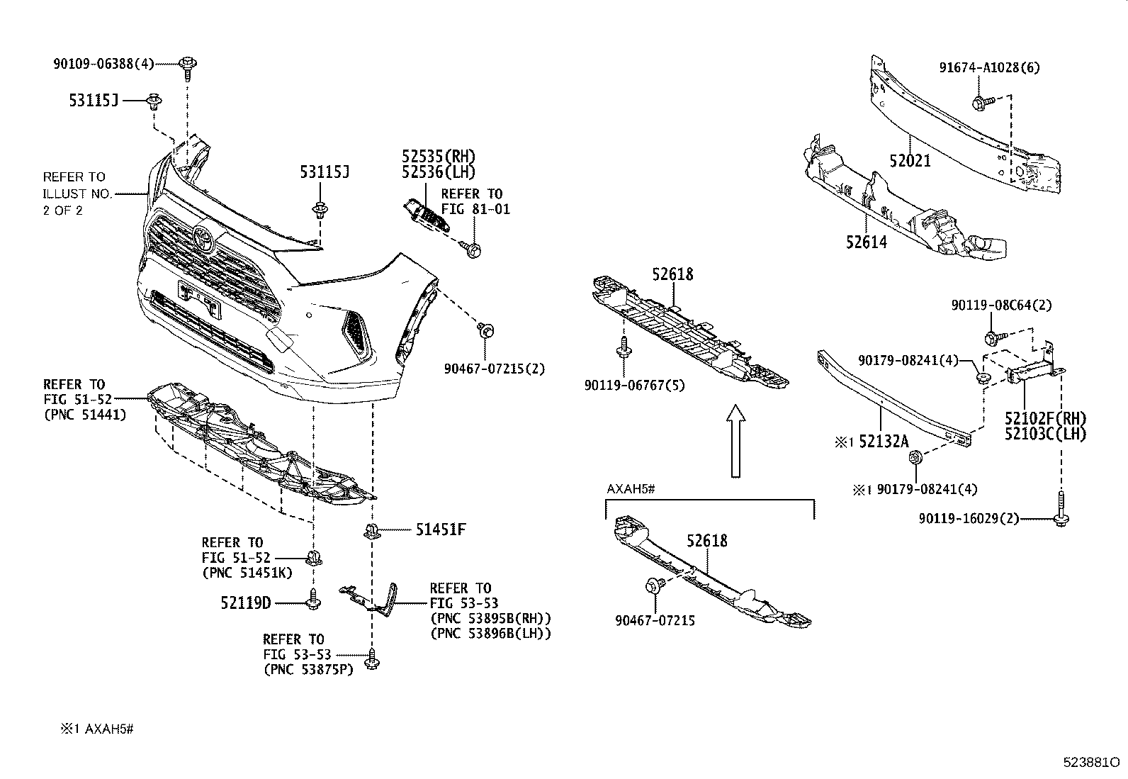 52437-WY010 COVER, FRONT BUMPER GUARD, RH product image