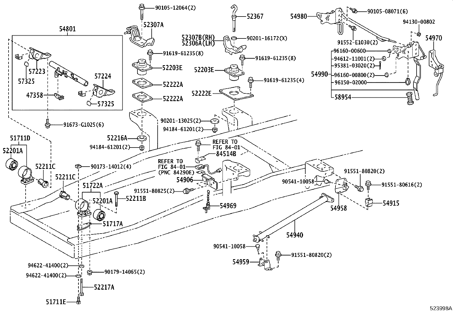 52221-37050 CUSHION, BODY MOUNT, NO.2 UPPER product image
