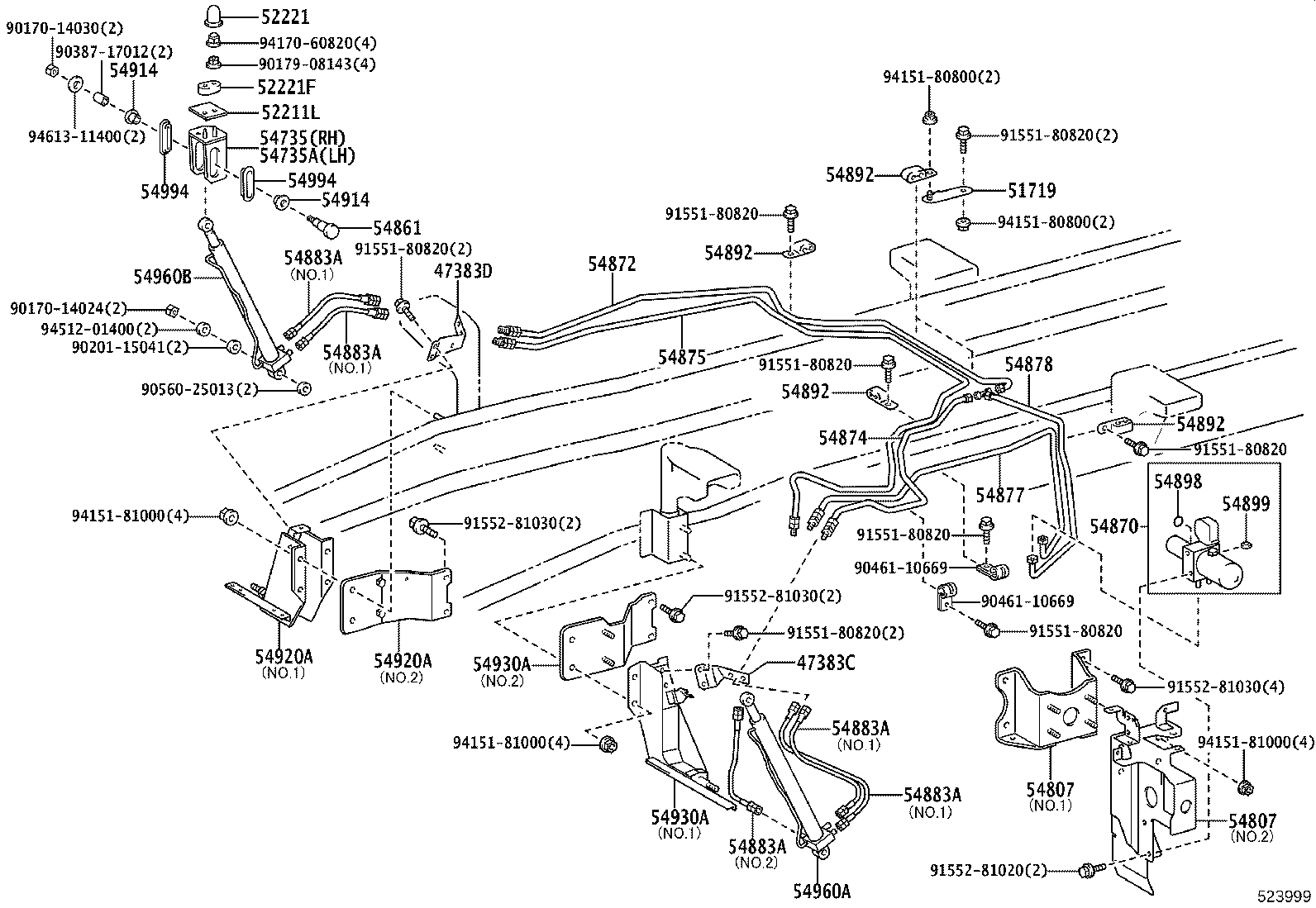 52221-37050 CUSHION, BODY MOUNT, NO.2 UPPER product image