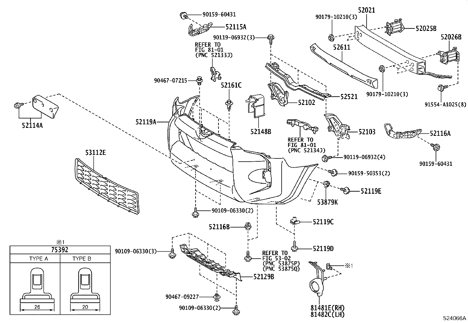52101-35700 COVER, FRONT BUMPER, LOWER product image