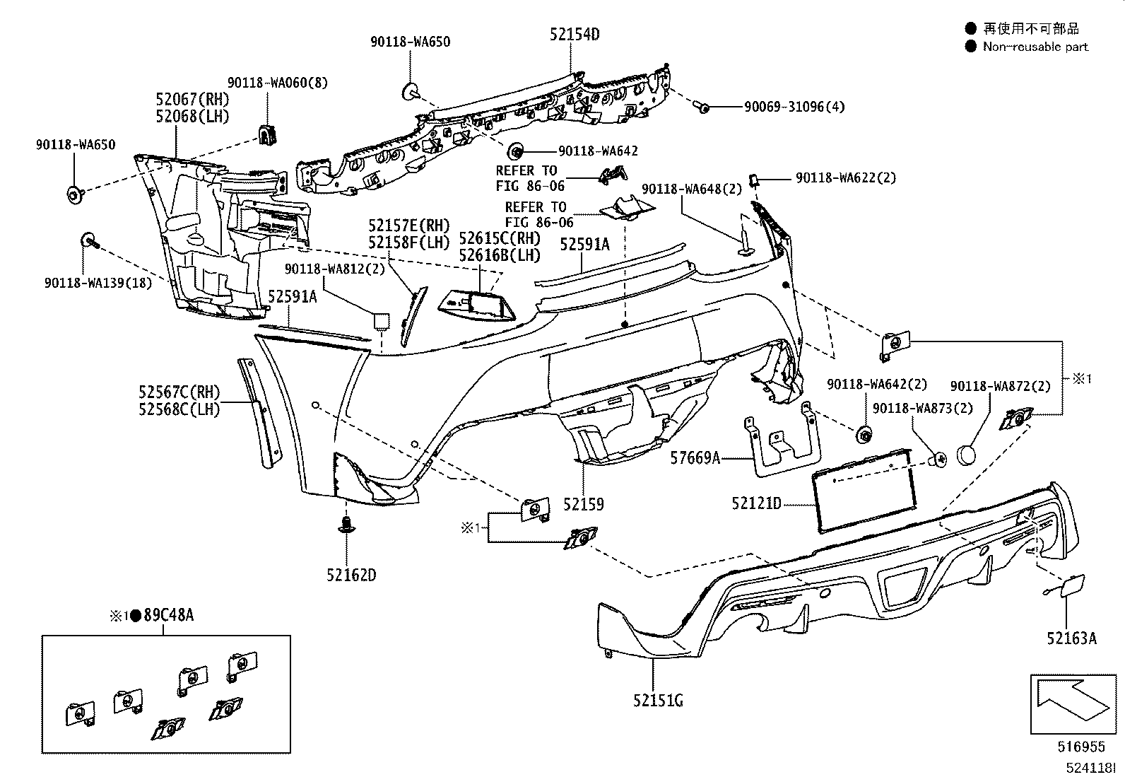 Toyota 89348-WAA03 Genuine Toyota Part