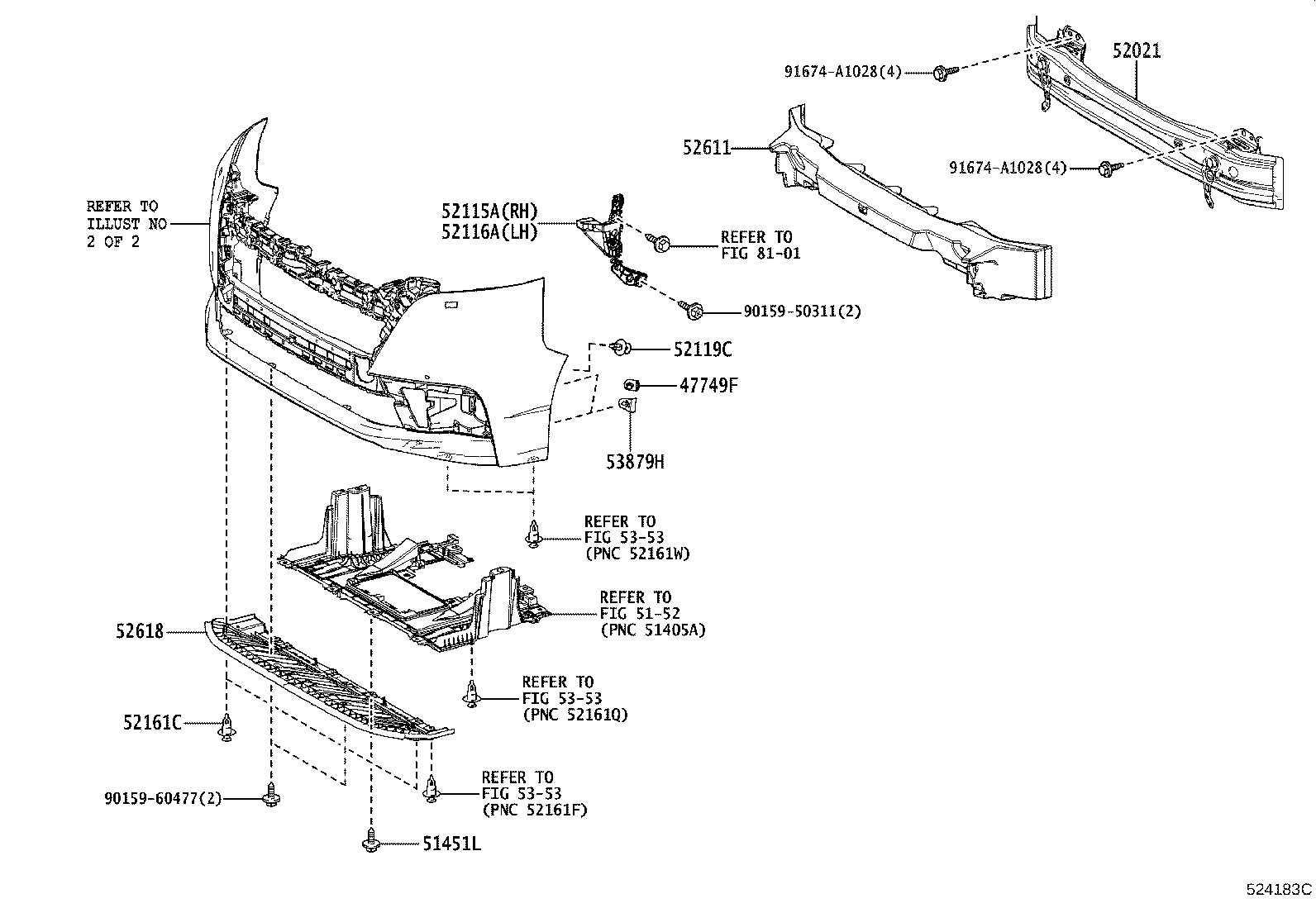53102-26030 GRILLE SUB-ASSY, RADIATOR, LWR product image