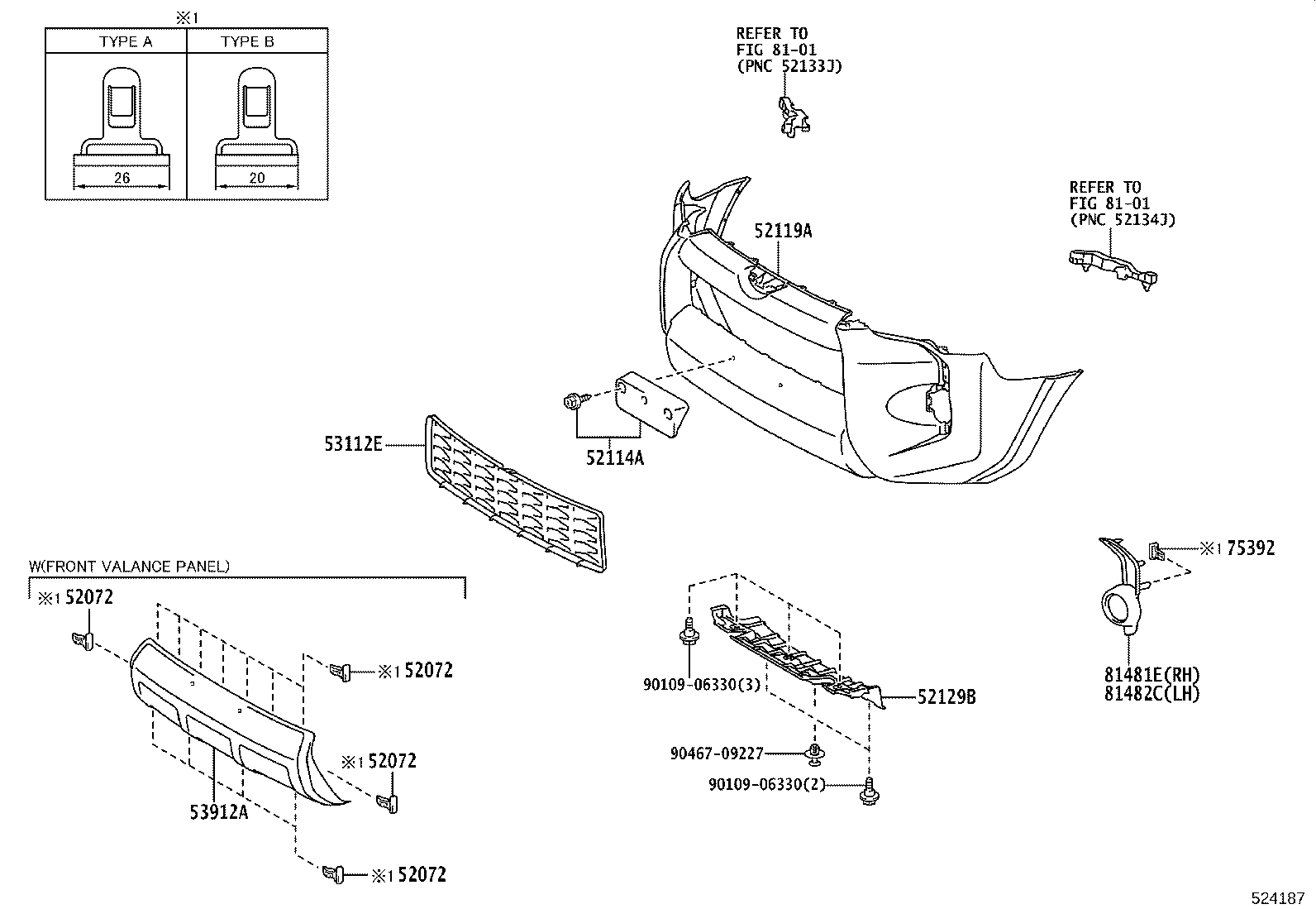 52021-35120 REINFORCEMENT SUB-ASSY, FRONT BUMPER product image