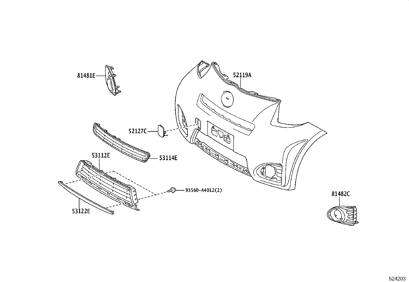 48691-74010 DAMPER, FRONT REINFORCEMENT product image