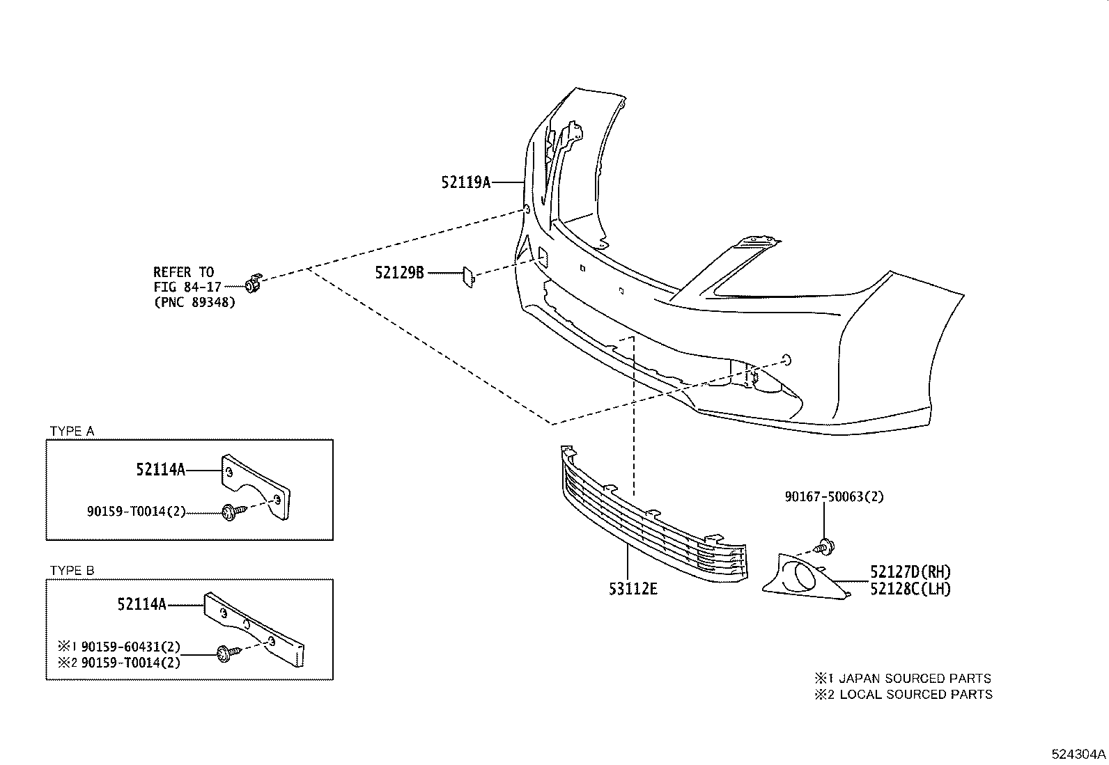 52021-06090 REINFORCEMENT SUB-ASSY, FRONT BUMPER product image