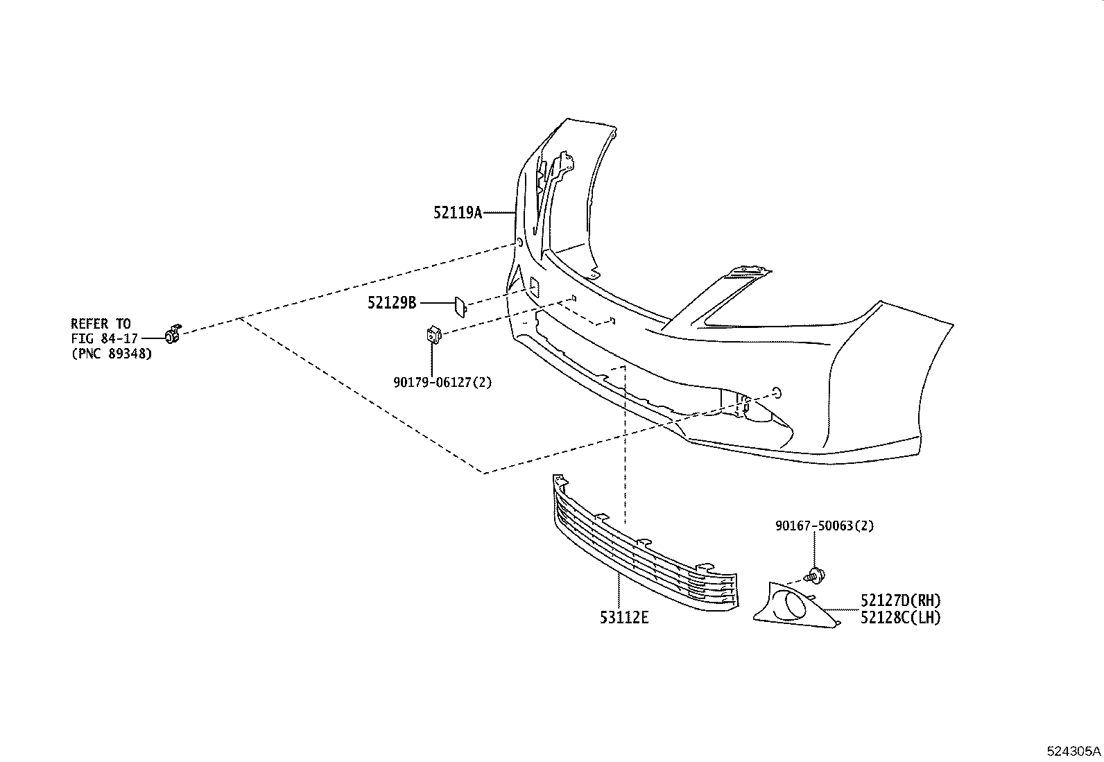 52021-06090 REINFORCEMENT SUB-ASSY, FRONT BUMPER product image