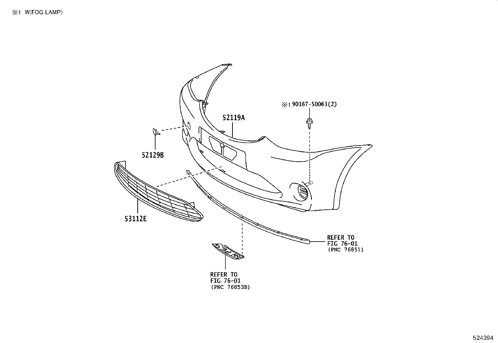 53293-0D030 DEFLECTOR, RADIATOR UPPER AIR product image