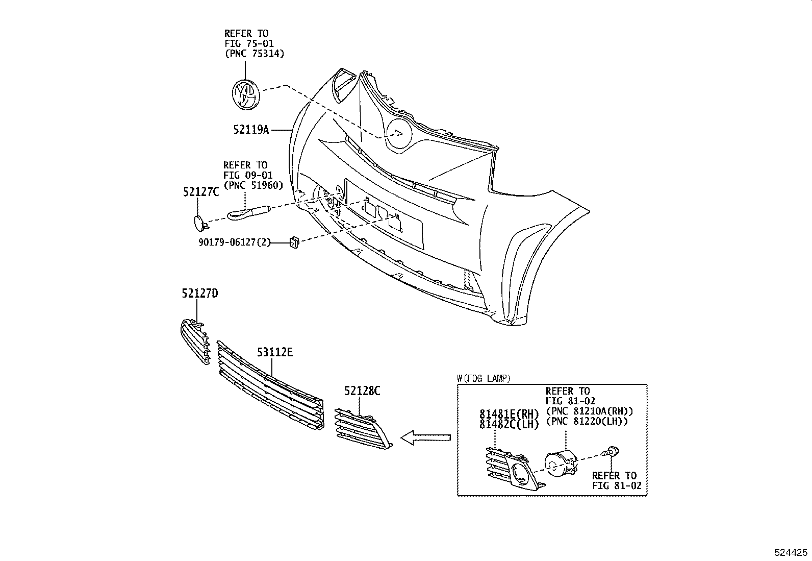 52021-74011 REINFORCEMENT SUB-ASSY, FRONT BUMPER product image