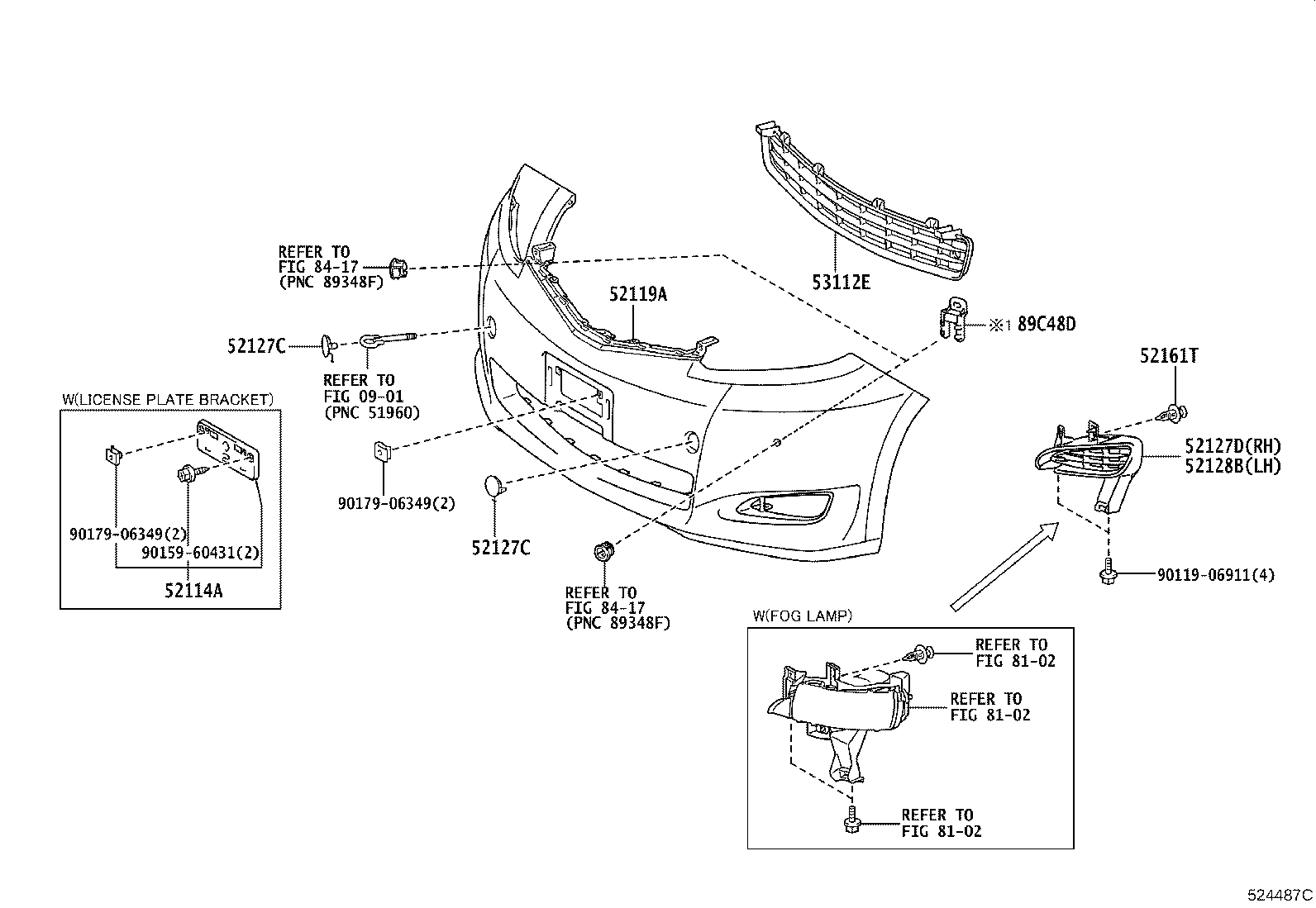 52021-58020 REINFORCEMENT SUB-ASSY, FRONT BUMPER product image