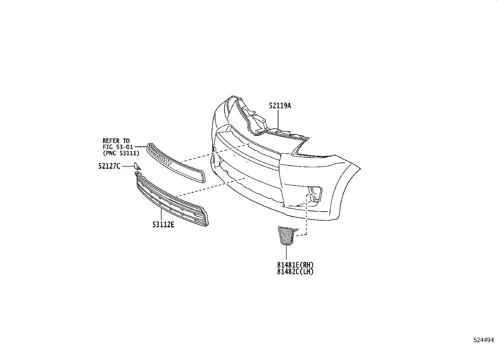 52617-52040 ABSORBER, RADIATOR SUPPORT, UPPER product image