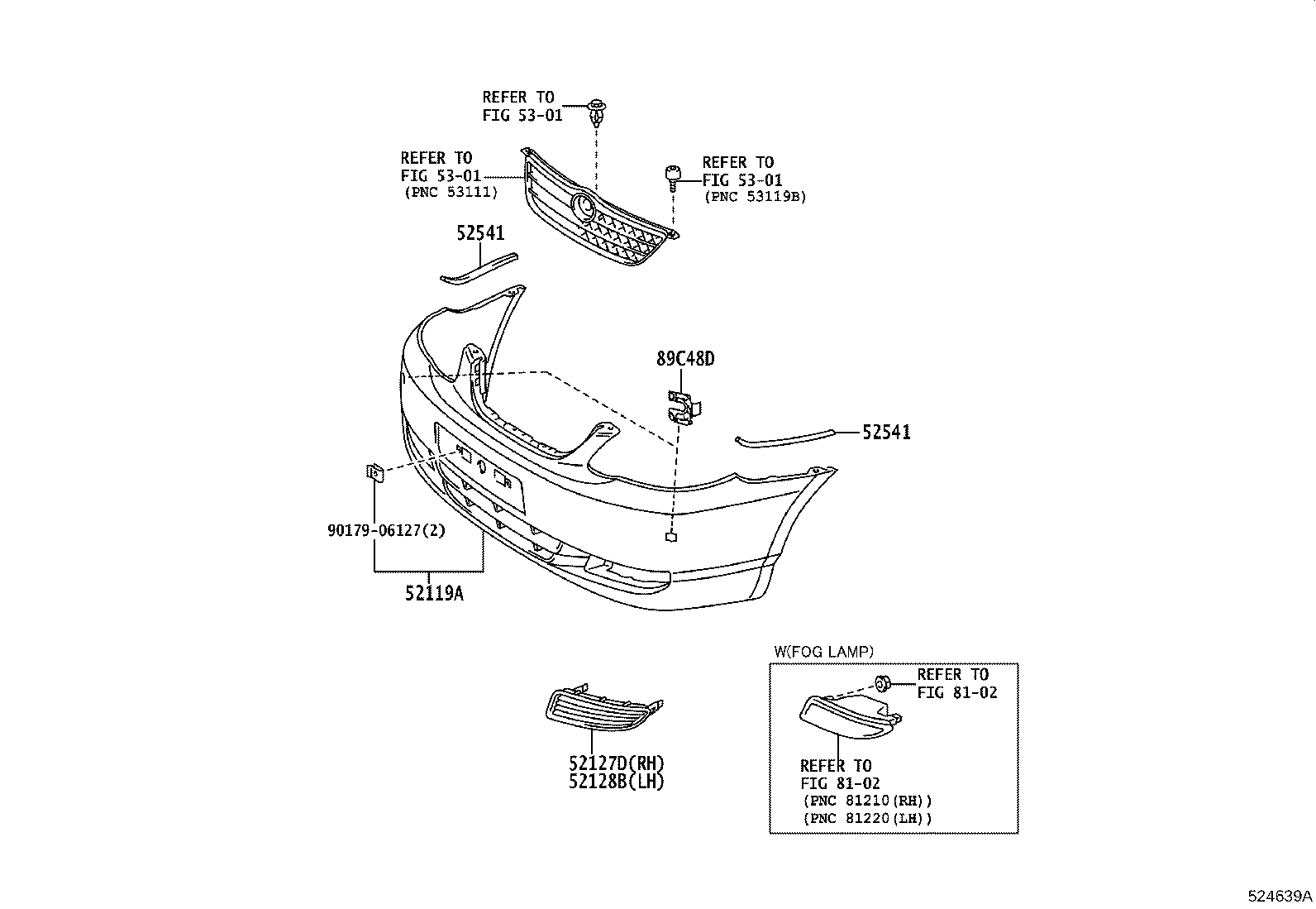 52021-02110 REINFORCEMENT SUB-ASSY, FRONT BUMPER product image