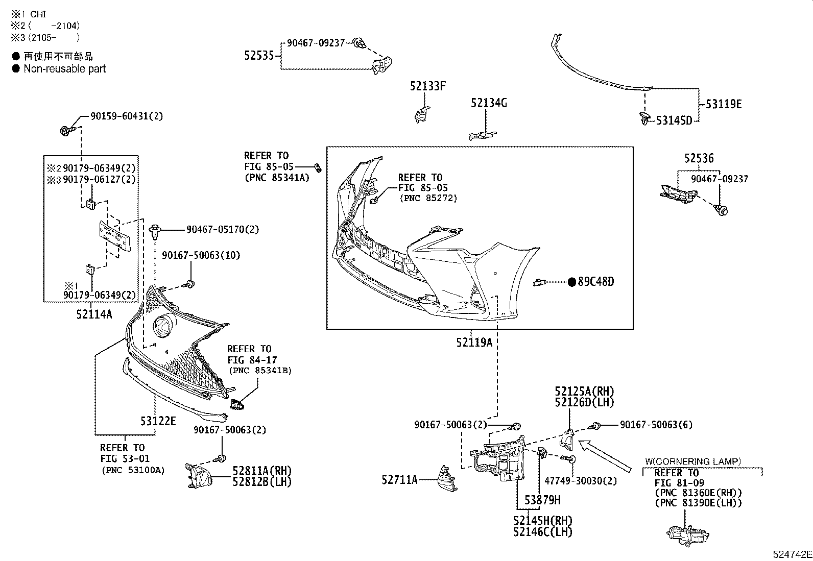 53102-24070 GRILLE SUB-ASSY, RADIATOR, LWR product image