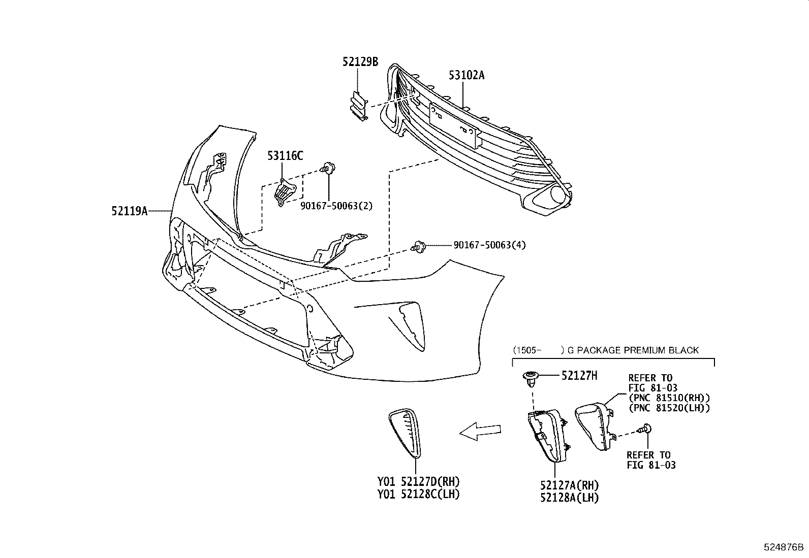 53102-33030 GRILLE SUB-ASSY, RADIATOR, LWR product image