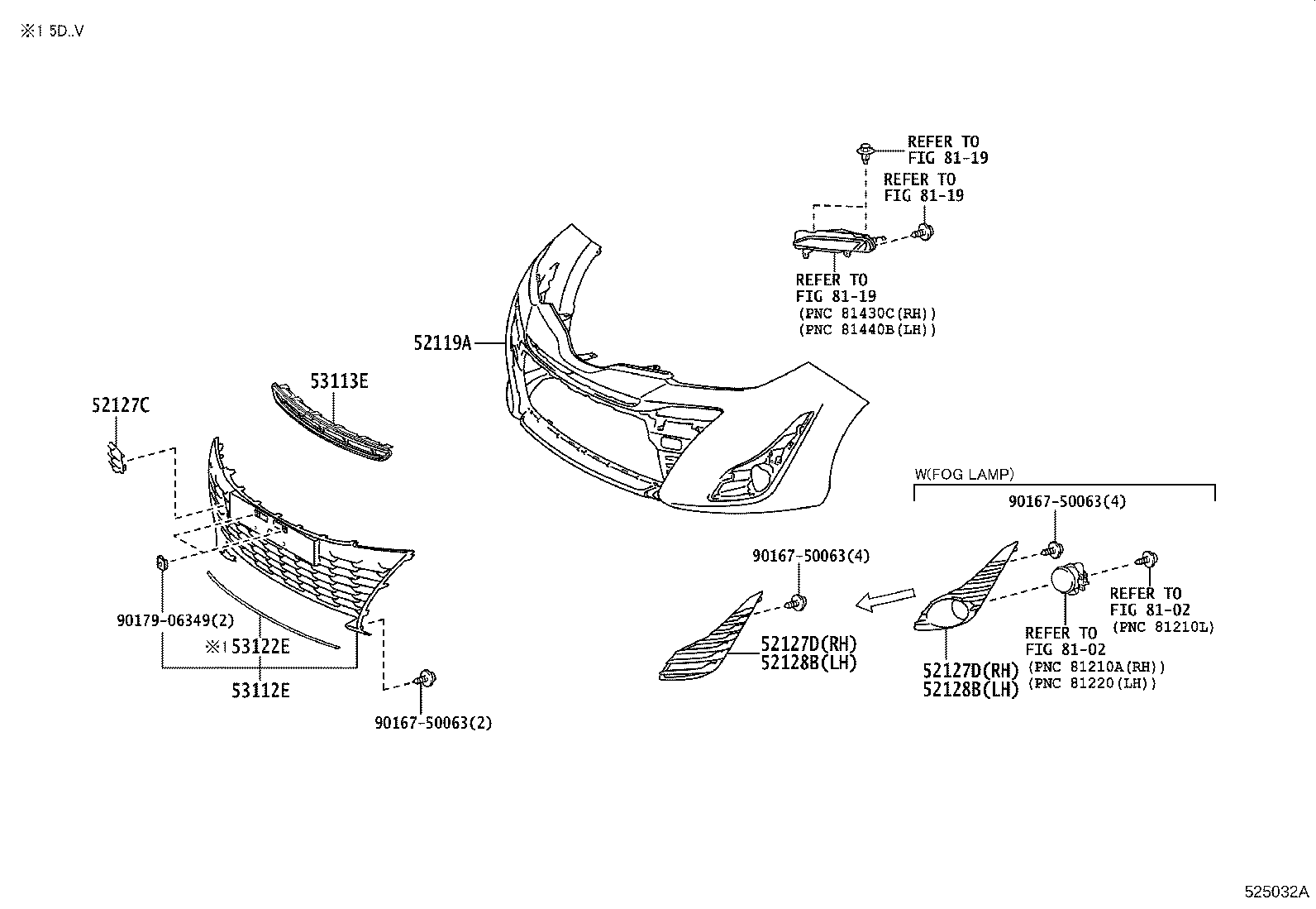 52618-0D190 ABSORBER, FRONT BUMPER, LOWER product image