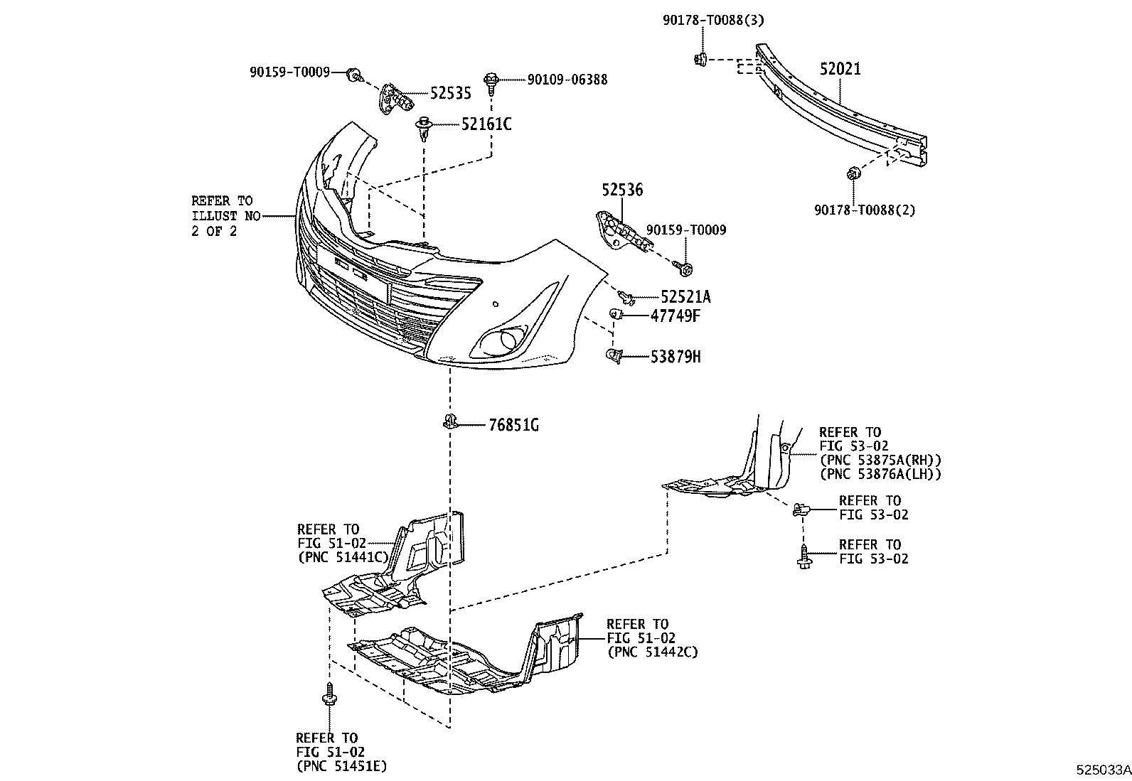 53112-YP350 GRILLE, RADIATOR, LOWER NO.1 product image