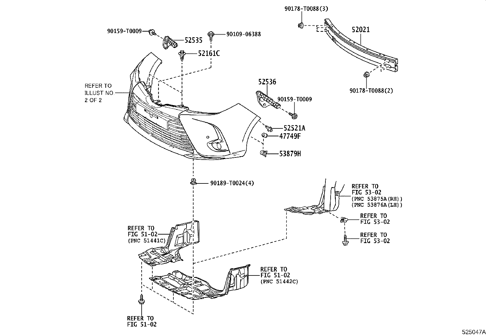 52128-YP310 COVER, FRONT BUMPER HOLE, LH product image