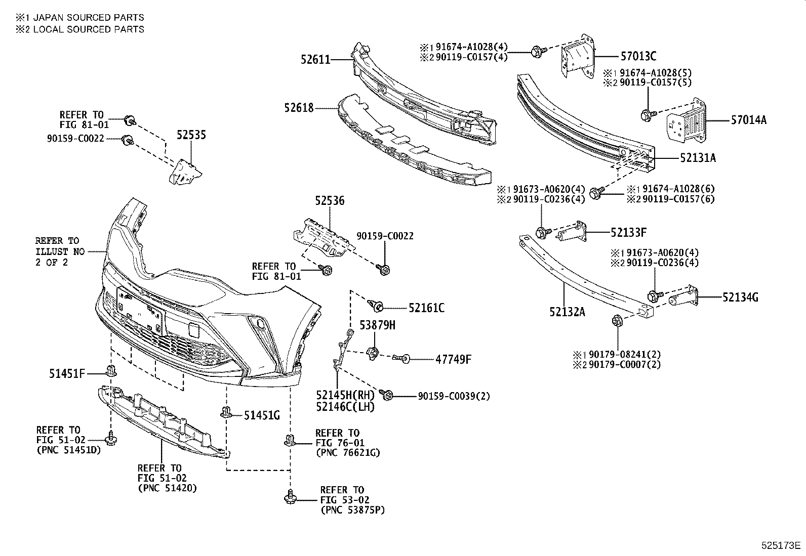 52128-F4340 COVER, FRONT BUMPER HOLE, LH product image