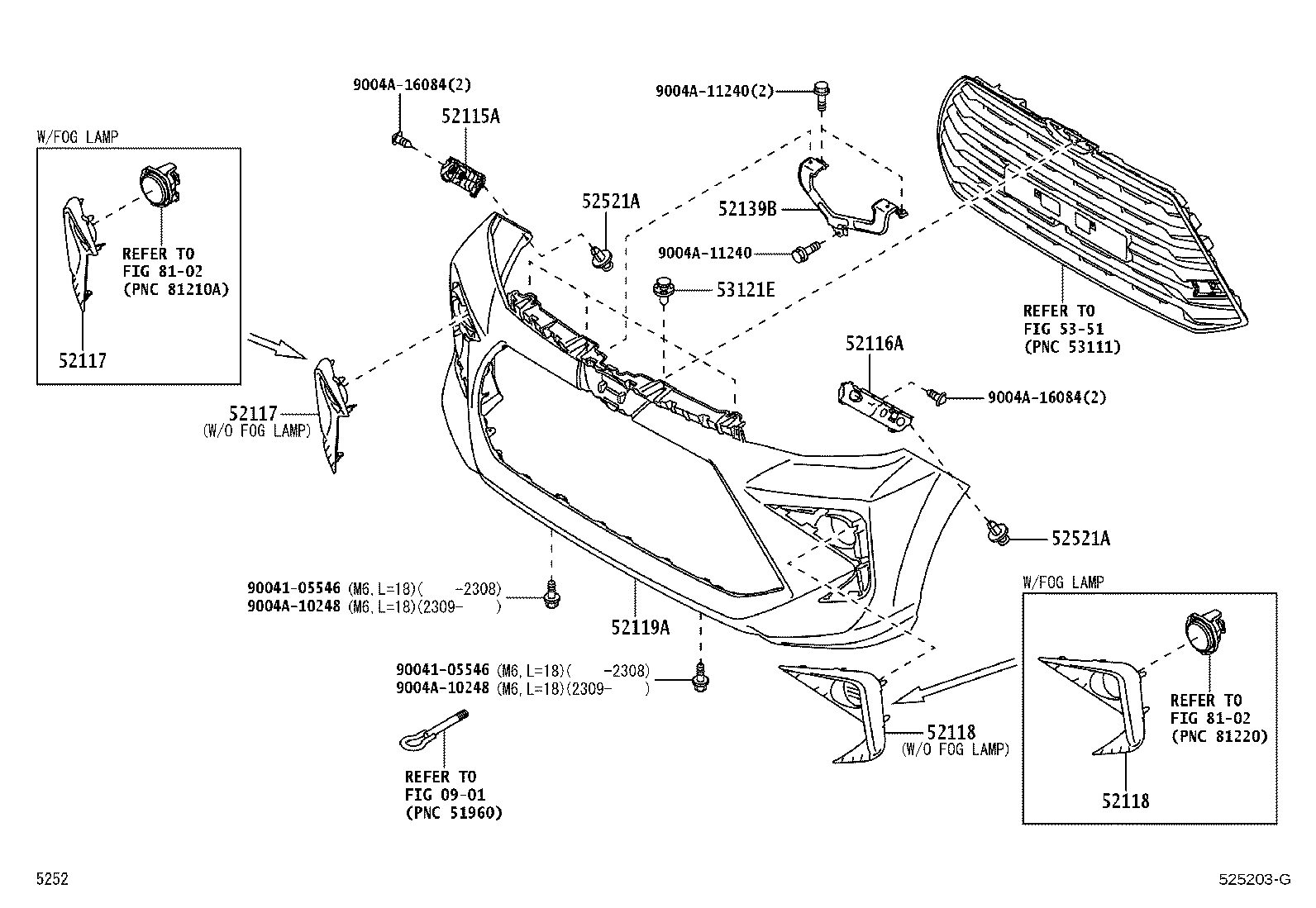 52412-BZ010 GUARD, FRONT BUMPER, NO.2 product image