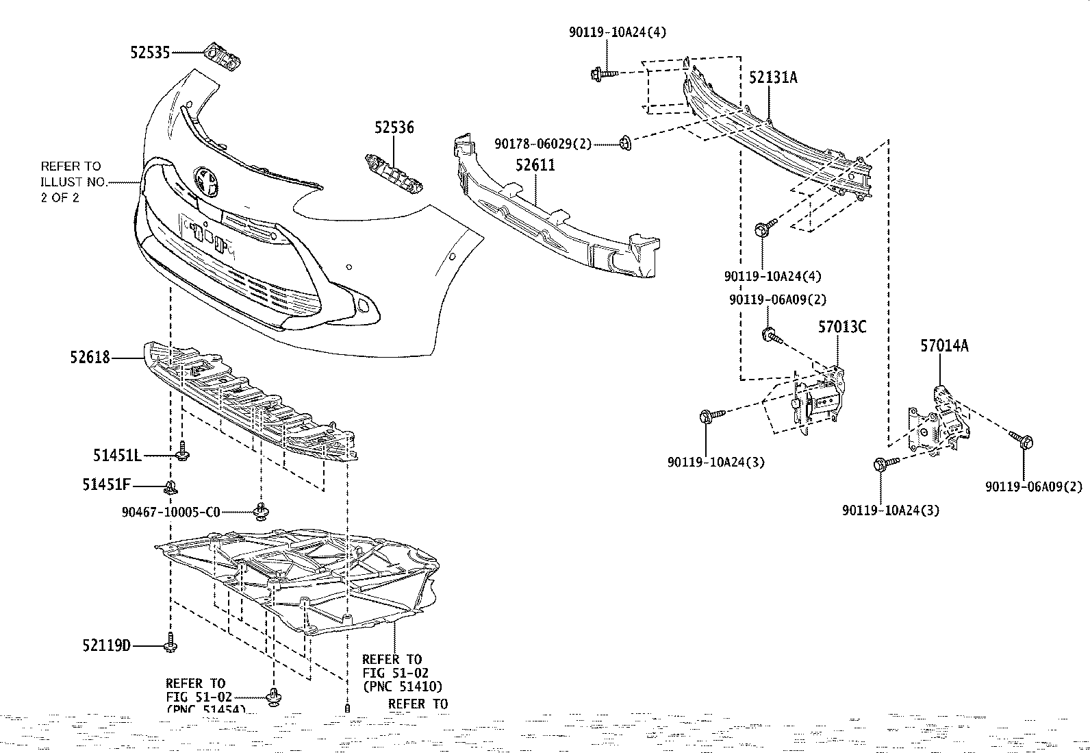 52112-52170 COVER, FOG LAMP, RH product image