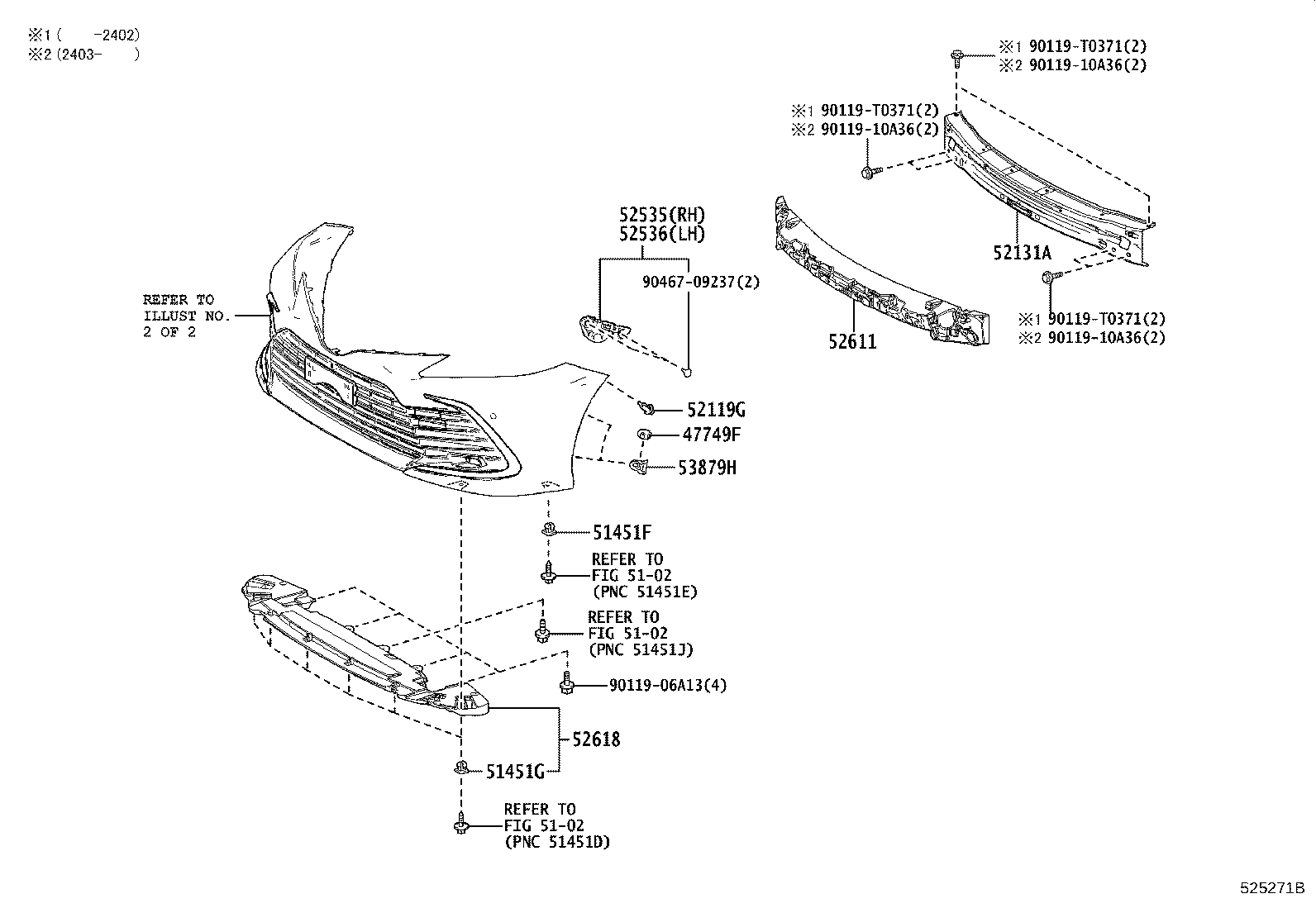 53102-06770 GRILLE SUB-ASSY, RADIATOR, LWR product image