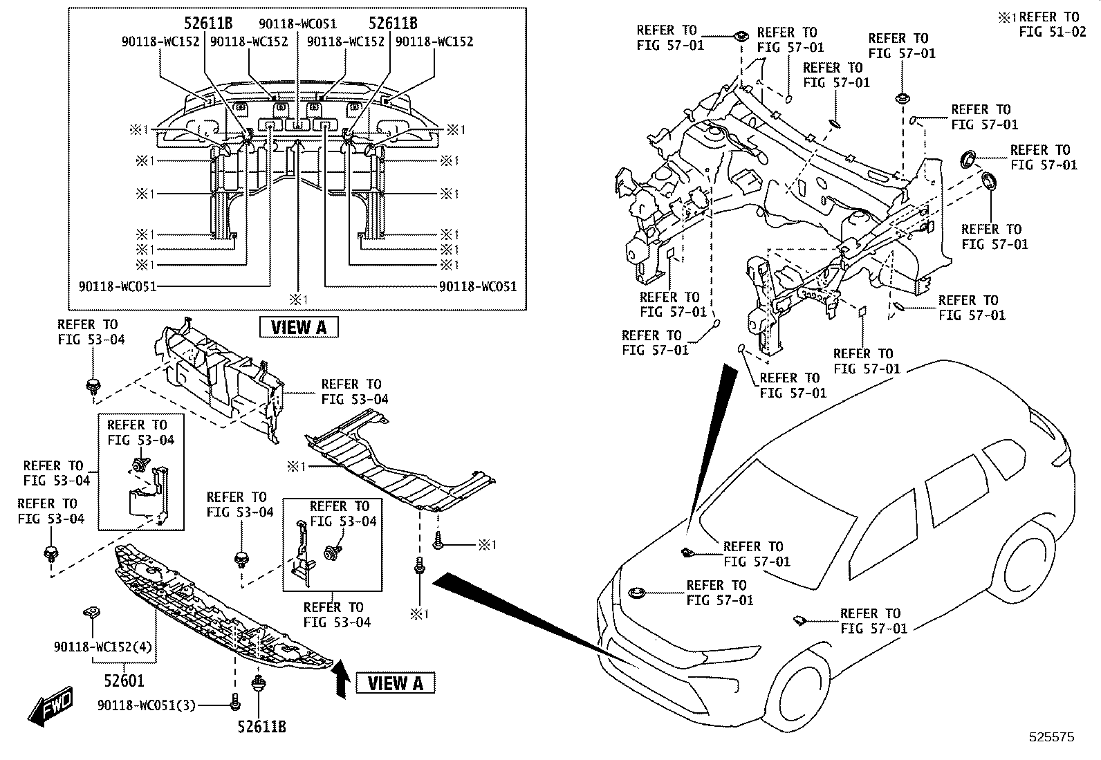 81481-WC012 COVER, FRONT BUMPER HOLE, RH product image
