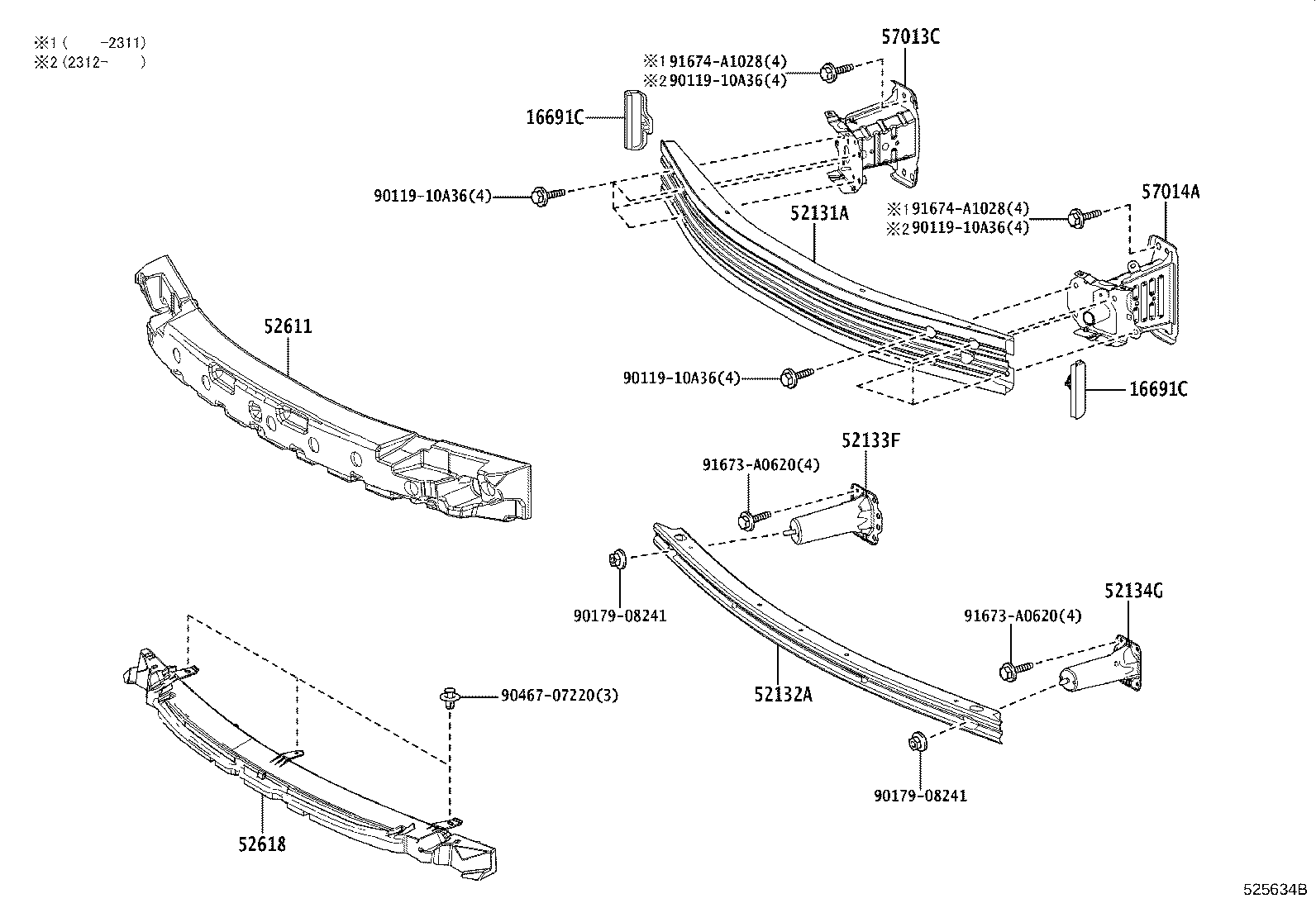 52040-12140 COVER ASSY, FRONT BUMPER HOLE, LH product image