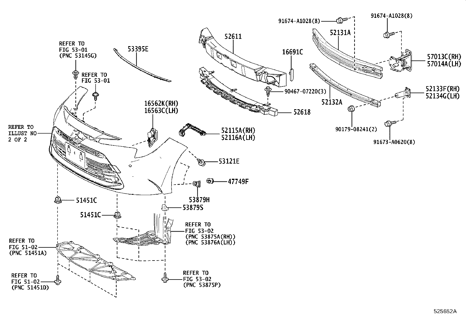 52128-12920 COVER, FRONT BUMPER HOLE, LH product image