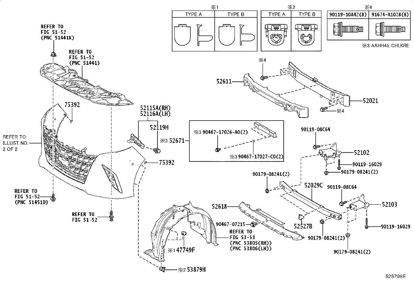 52021-V2021 REINFORCEMENT SUB-ASSY, FRONT BUMPER product image