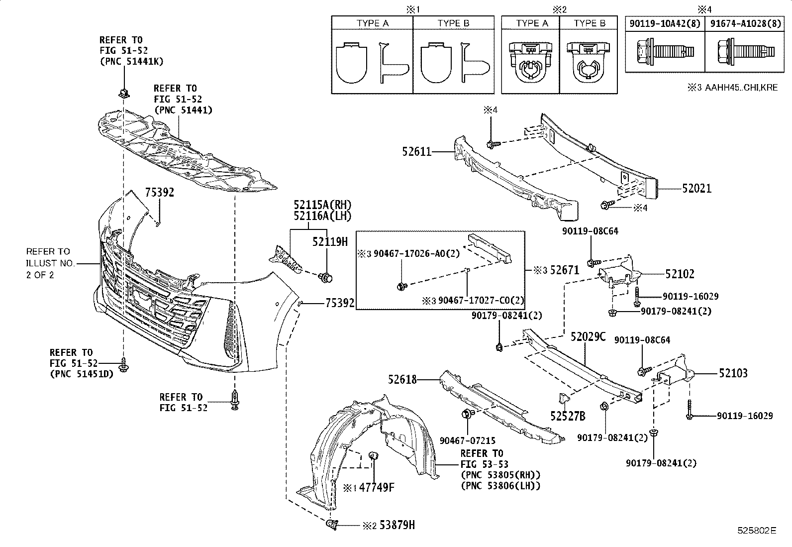 52021-V2021 REINFORCEMENT SUB-ASSY, FRONT BUMPER product image