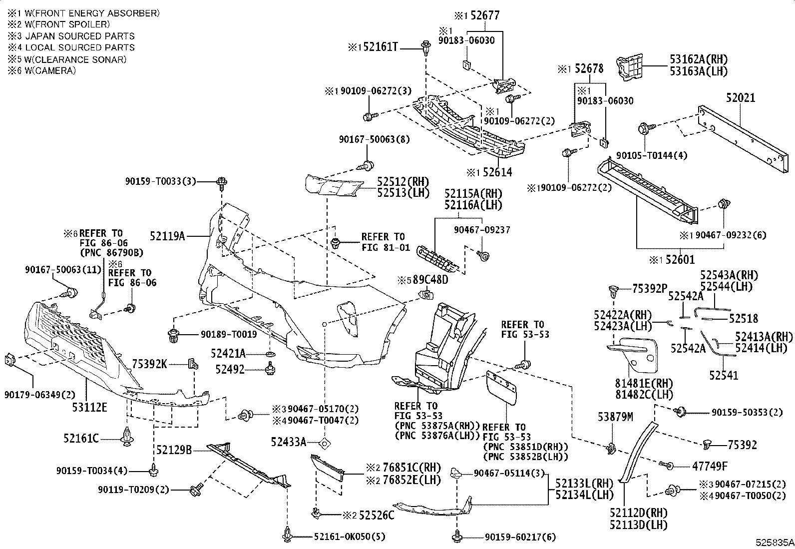 52411-YP150 GUARD, FRONT BUMPER product image