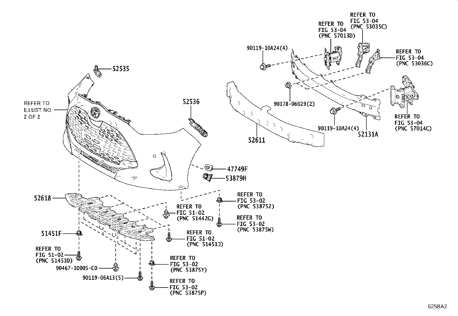 52131-K0010 REINFORCEMENT, FRONT BUMPER product image