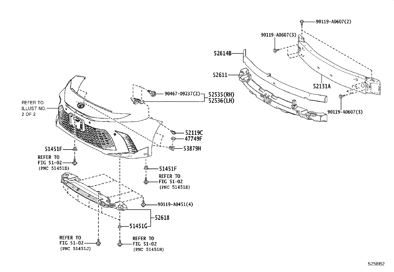 53102-AQ020 GRILLE SUB-ASSY, RADIATOR, LWR product image